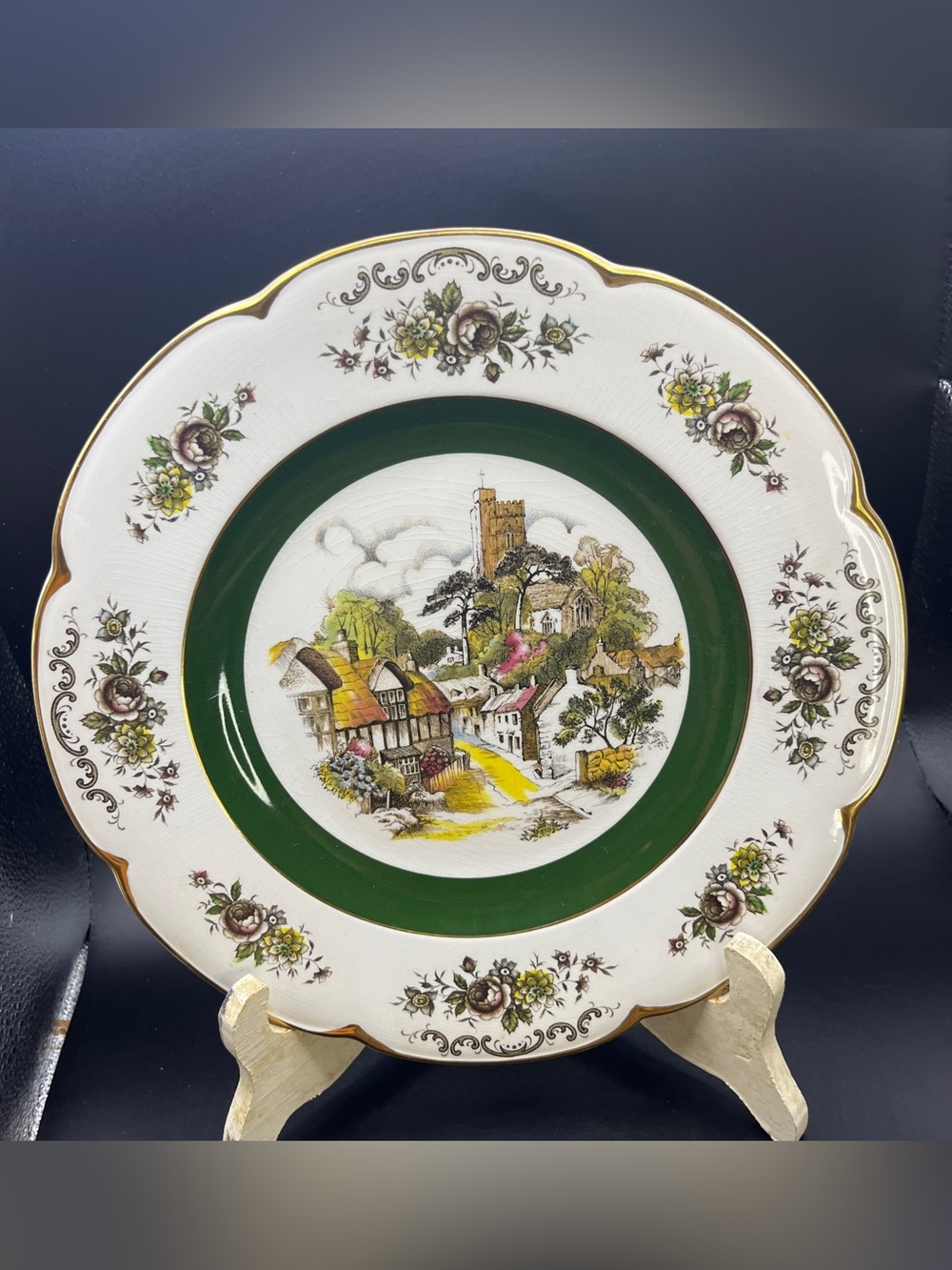 Ascot Service Plate By Wood And Sons England Decorative Wall Collectible Plates